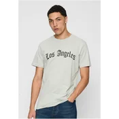 Mens Los Angeles Wording T-shirt light asphalt