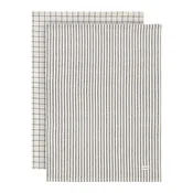 Mömax Set Kuhinjskih Krp Theo, Črna, Bela, 2x Ca. 50/70 Cm