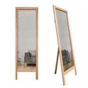 Hanah Home Podno ogledalo Cheval, Krem
