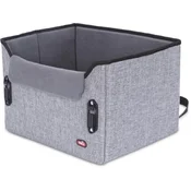 Avtosedež za psa ZOU Nomad S – siv, 41×32×28.5 cm