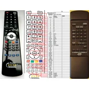 General JVC RM-C462 - compatible General-branded remote control