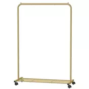 Songmics Oblekalna stojala 405x91x158 cm zlata
