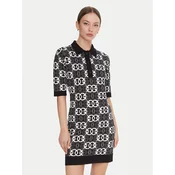 PINKO Obleka Nothing 106039 A2YD Črna Regular Fit