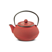 Železni čajnik rdeč