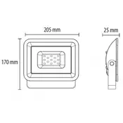 LED reflektor 50W 6500K LRF013EW-50/BK
