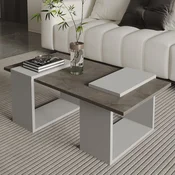 HANAH HOME Sto za dnevnu sobu Matris Gordion Marble Grey