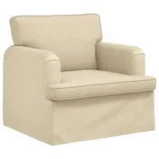 Vidaxl Kavč krema 84 x 80 x 85 cm blago