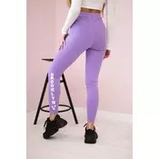 Brooklyn dark purple leggings