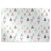 Decormat Podloga za pisalni stol Drawed triangles 140x100 cm 15 cm