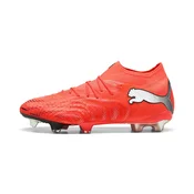 PUMA FUTURE 9 ULTIMATE FG Football Boots Unisex, Shoes, Glowing Red/White/Black, 37.5