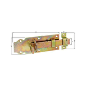 ZAPAH ZA ZAKLEPANJE RAVEN POCINKAN - 140x52 MM