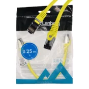 LAN internetni kabel RJ45 patchcord Cat.8.1 sftp rumen 0,25 m