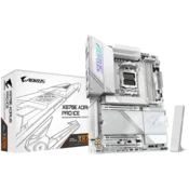 GIGABYTE X870E AORUS PRO ICE WIFI7 AM5 ATX osnovna plošča - AMD X870E, 4xDDR5, 4xM.2, 4xSATA, 2.5Gb LAN, WiFi 7, BT, 1xHDMI, 2xUSB4 Type-C - X870E AORUS PRO ICE