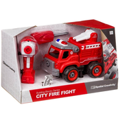 Dječja igračka Raya Toys - Montažno vatrogasno vozilo