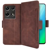 GS Ovitek za Infinix Note 30 5G, reža za kartico, rjava