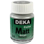 Rayher. Akrilna barva DEKA ColorMatt 25 ml srebrna
