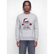 JACK & JONES Majica JJXMAS FUN rdeča / črna / pegasto bela