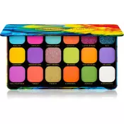 Makeup Revolution Forever Flawless paleta sjenila za oci nijansa Bird of Paradise 18 x 1,1 g
