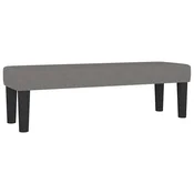 Vidaxl Klop temno siva 100x30x30 cm blago