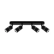 Ideus Stenska svetilka črna krom IP20 premična DIOR SPT GU10 4L 4x35W 04266