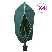 Navlake za biljke od flisa s patentom 4 kom 70 g/m2 1,55x1,55 m