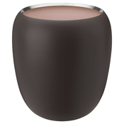 Vaza ORA, 22 cm, temen prah, nerjaveče jeklo, Stelton