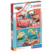 Clementoni - Puzzle 2x20 Automobili - 40 - 99 dijelova