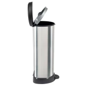 Curver Kanta Deco Bin, 40L, Srebrna