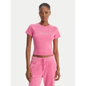 Juicy Couture Majica Baby JCWCT126317 Roza Slim Fit