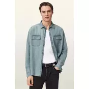 AllSaints srajca moška denim GRIBBS