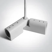 BIJELI Plug & Play KABEL ZA NAPAJANJE I PRILAGODLJIV KUT ZA ŠINE ON/OFF/DALI DM42004PE/W