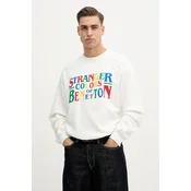 Bombažen pulover United Colors of Benetton x Stranger Things