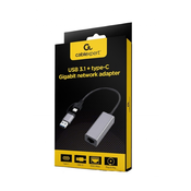 A-USB3AC-LAN-01 Gembird USB 3.1 + type-C Gigabit network adapter, space grey
