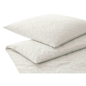 Elegante POSTELJNINA 200/200 cm žakar naravne barve