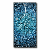 tulup.si Steklena navpična ura Blue film 30x60 cm