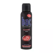 BAC Classic deodorant v spreju brez aluminija 150 ml za moške