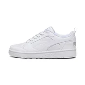 PUMA Rebound V6 Low Sneakers Youth, Shoes, White/Cool Light Gray, 37