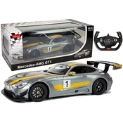 shumee Avtomobil na daljinsko upravljanje Mercedes AMG GT3 Rastar 1:14 siv z daljinskim upravljalnikom