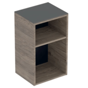 GEBERIT odprta stranska omarica Smyle Square, beli oreh