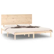 Vidaxl Posteljni okvir trden les 150x200 cm