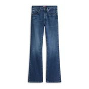 Tommy Jeans Kavbojke Sylvia High Rise Flared temno modra