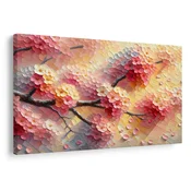 Slika cvetovi v pastelnih barvah - 120x80