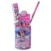 Školski set u caši Minnie Mouse, 7 komada