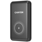Power Bank CANYON 10000MAH/Magnet/Bežična - Crna