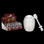 CHOMIK PLASTIČNI KAVNI KOZAREC ZA MED 200 ML Z ŽLIČKO 1 kos
