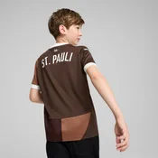 PUMA FC St. Pauli 24/25 Home Jersey Youth, Espresso Brown/White
