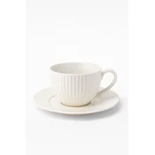HOME COLLECTION SKODELICA 12 DELNI SET 240ML REBRAST PORCELAN BELA BARVE