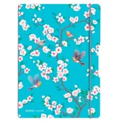 Herlitz my.book Flex Ladylike zvezek A4 2x40 listov s črtami, PP, ptice