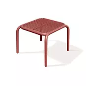 Prosperplast Odlagalna mizica BRENE 54,5 x 53,5 x 41,5 cm, retro rdeča, plastika