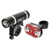 Kolesarska LED svetilka SET, 150 lm, 5x AAA, sprednja+zadnja